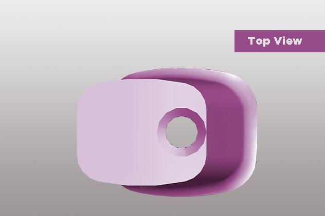 اباتمنت زاویهدار Molar بایولاین (۱۵ درجه) در پلتفرم استاندارد
