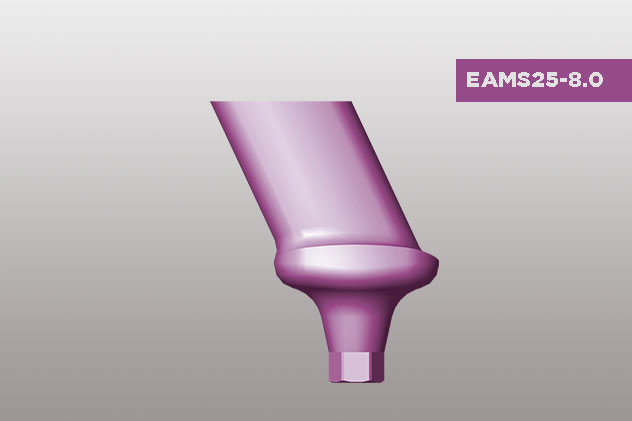 اباتمنت زاویهدار Molar بایولاین (۲۵ درجه) در پلتفرم استاندارد