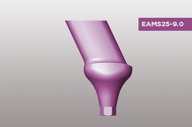 اباتمنت زاویهدار Molar بایولاین (۲۵ درجه) در پلتفرم استاندارد