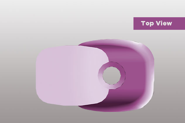 اباتمنت زاویهدار Molar بایولاین (۲۵ درجه) در پلتفرم استاندارد