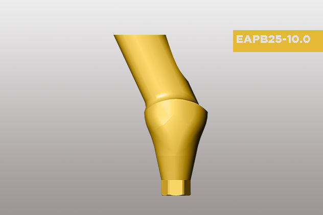 اباتمنت زاویهدار Premolar بایولاین (۲۵ درجه) در پلتفرم رگولار
