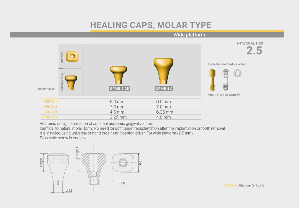 هیلینگ کپ Molar بایولاین در پلتفرم رگولار