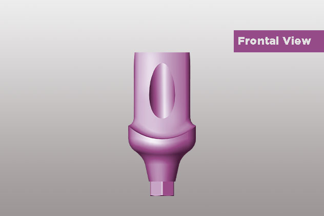 اباتمنت زاویه‌دار Incisor بایولاین (۲۵ درجه) در پلتفرم استاندارد