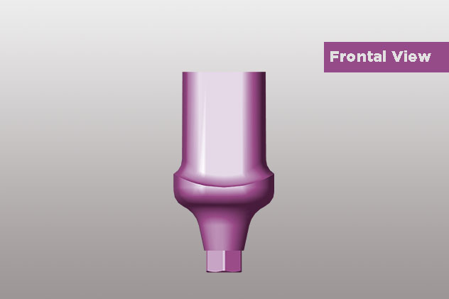 اباتمنت زاویه‌دار Molar بایولاین (۱۵ درجه) در پلتفرم استاندارد