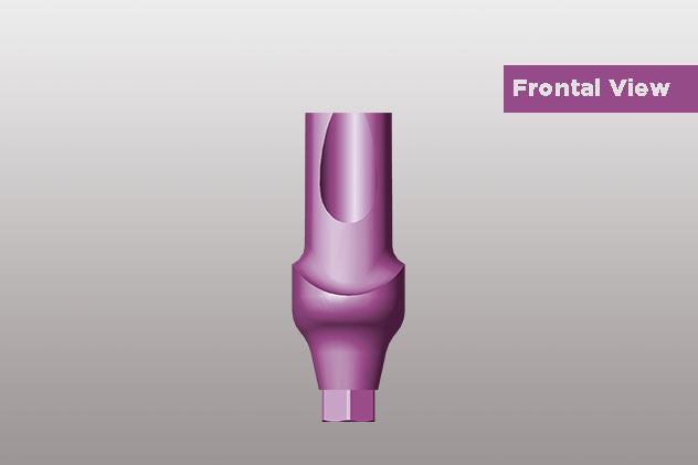 اباتمنت زاویه‌دار Premolar بایولاین (۲۵ درجه) در پلتفرم استاندارد