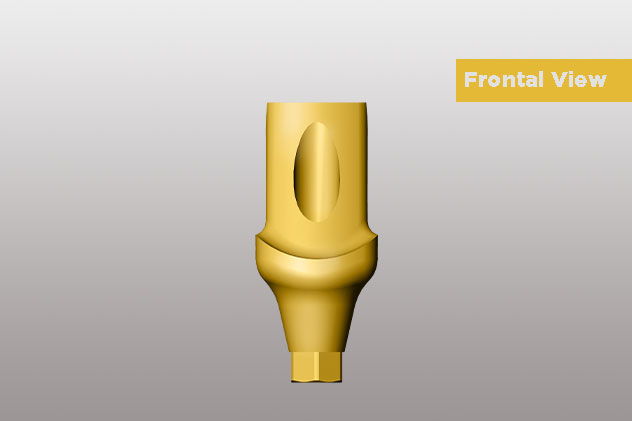 اباتمنت زاویه‌دار Incisor بایولاین (۲۵ درجه) در پلتفرم رگولار