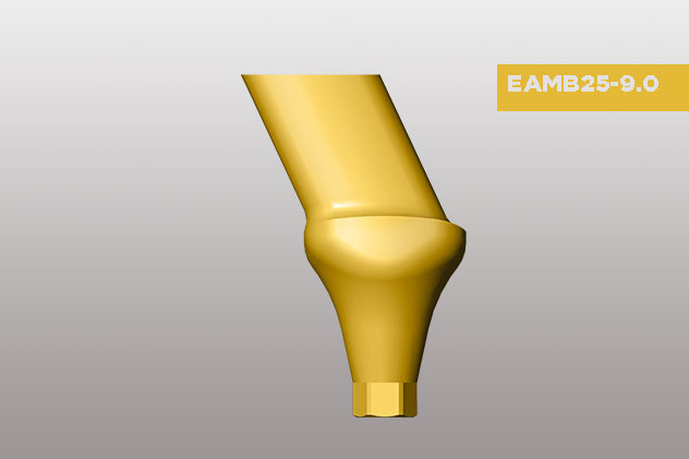 اباتمنت زاویه‌دار Molar بایولاین (۲۵ درجه) در پلتفرم رگولار