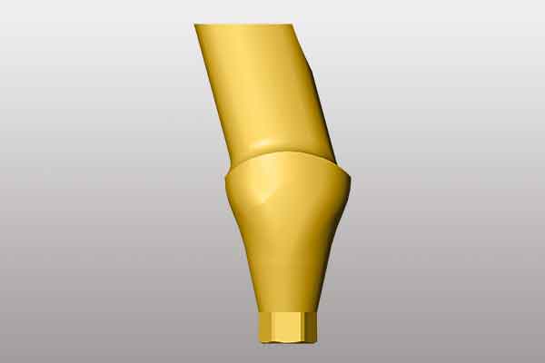 اباتمنت زاویه‌دار Premolar بایولاین در پلتفرم رگولار