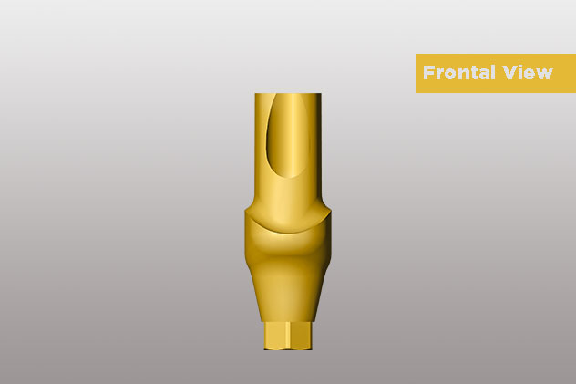 اباتمنت زاویه‌دار Premolar بایولاین (۲۵ درجه) در پلتفرم رگولار